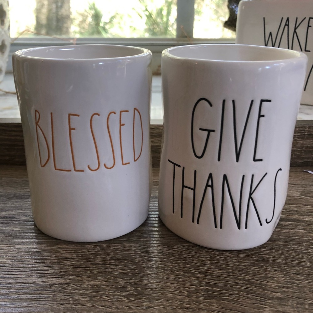 Rae Dunn scented candles LL blessed give thanks - Picture 1 of 2